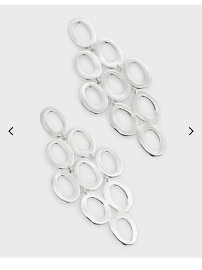 Ippolita Polished Silver Multi-Oval Drop Earrings